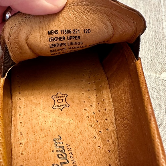 Florsheim Rucci Moc Toe Penny Loafer Brand New Cognac 12D - Picture 3 of 5